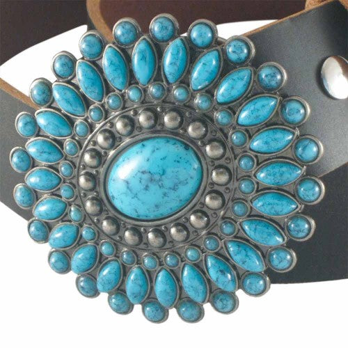 Turquoise on sale belt womens