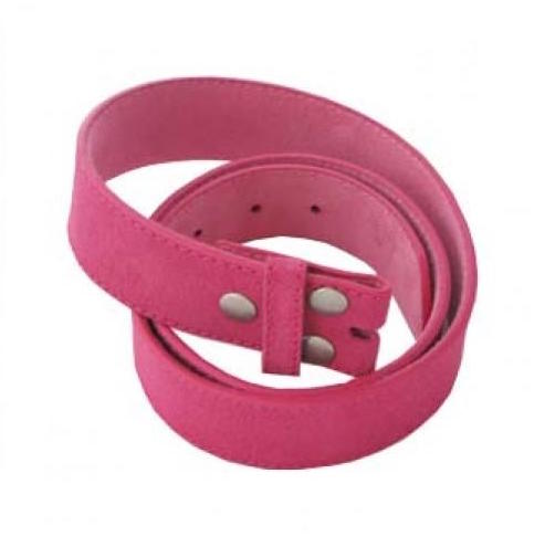 Pink hotsell suede belt